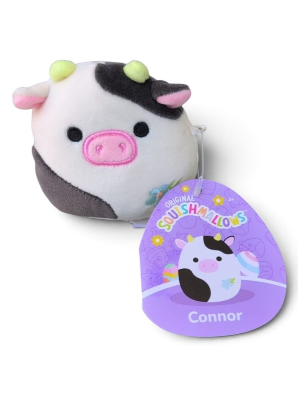 NWT Squishmallows Connor Cow Plush